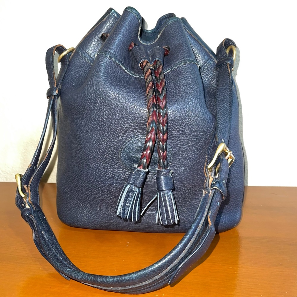Dooney & Bourke vintage navy Teton bag